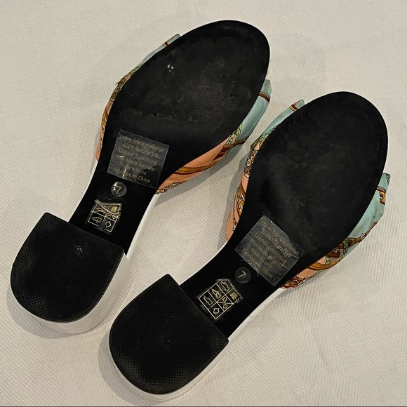 Jeffrey Campbell 100% Natural Silk Beaton Slide Size 7 - Picture 8 of 8